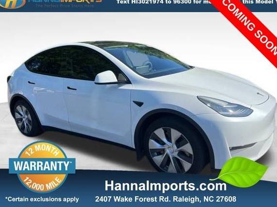 TESLA MODEL Y 2021 5YJYGDEE6MF142080 image